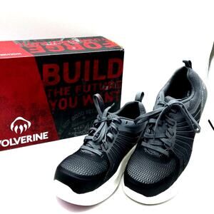 Wolverine Athletic Work Shoes Women's Size 8.5 W Gray Dura Shocks Sneakers